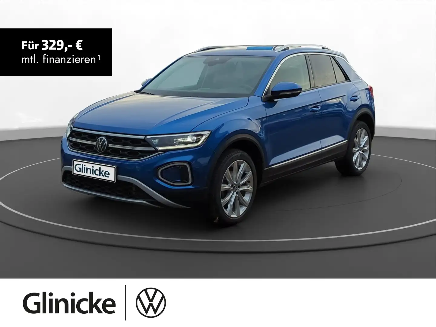 Volkswagen T-Roc Style 1.5 TSI AHK Kamera Navi IQ.Drive Blau - 1