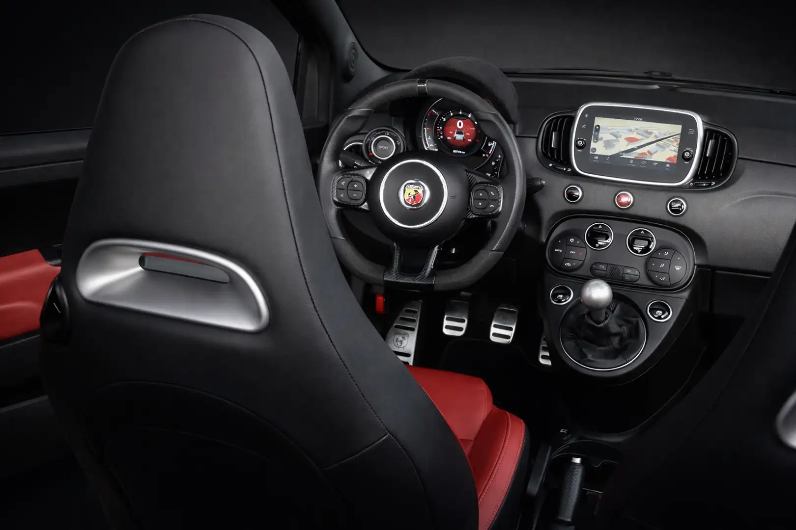 Abarth 595C COMPETIZIONE FACELIFT CARBON! MONZA-SPORTABGAS! Gris - 2