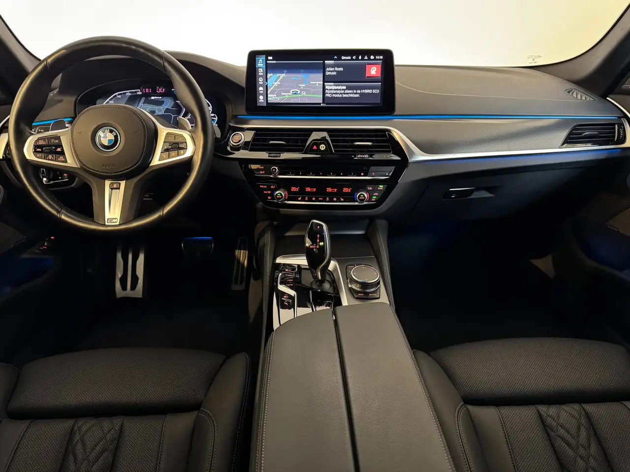 BMW 530 e xDrive Touring MSport/DrivAssProff/HarmanKardon/Head-up/Keyless/stuurverw/..., миниатюра 9