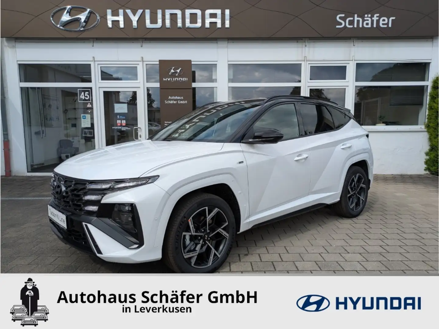 Hyundai TUCSON FL PHEV N LINE 1.6 T-GDI 6-AT Sitz-P Assist-P Dach Weiß - 1