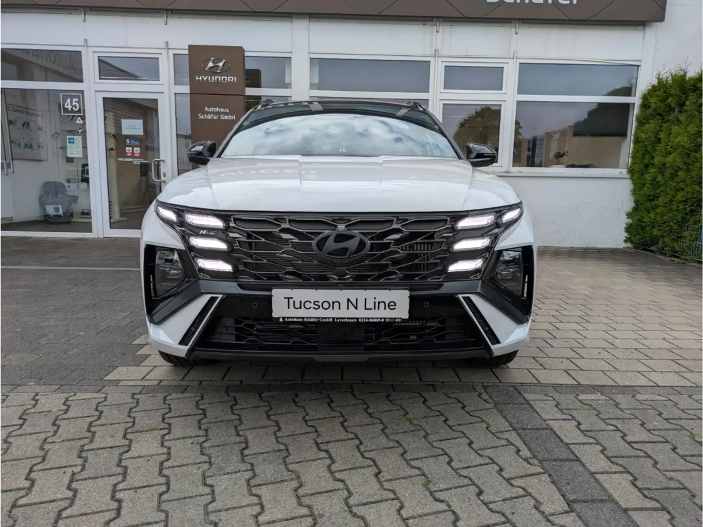 Hyundai TUCSON FL PHEV N LINE 1.6 T-GDI 6-AT Sitz-P Assist-P Dach Weiß - 2