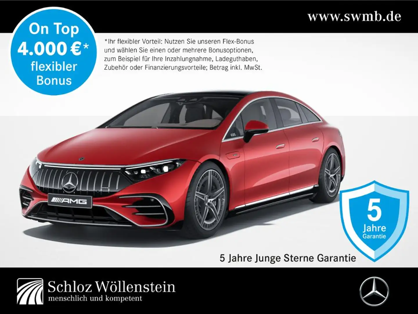 Mercedes-Benz EQS 53 AMG 4M+ DigitalLight/Fahrass/Pano/Sitzbel Rot - 1