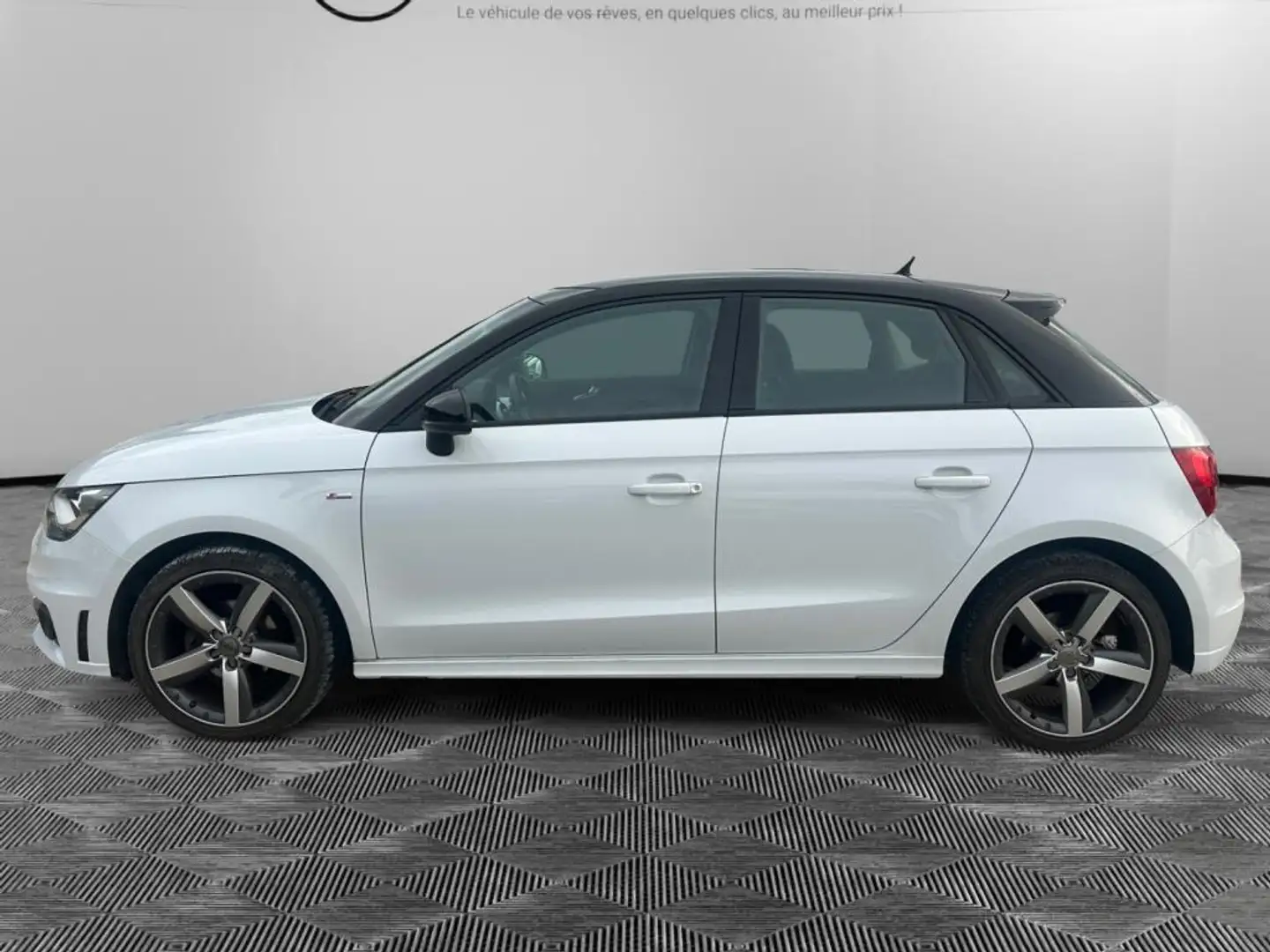 Audi A1 Sportback 1.2 TFSI - 86 - Start/Stop  SPORTBACK S line PHASE 1 Blanc - 2