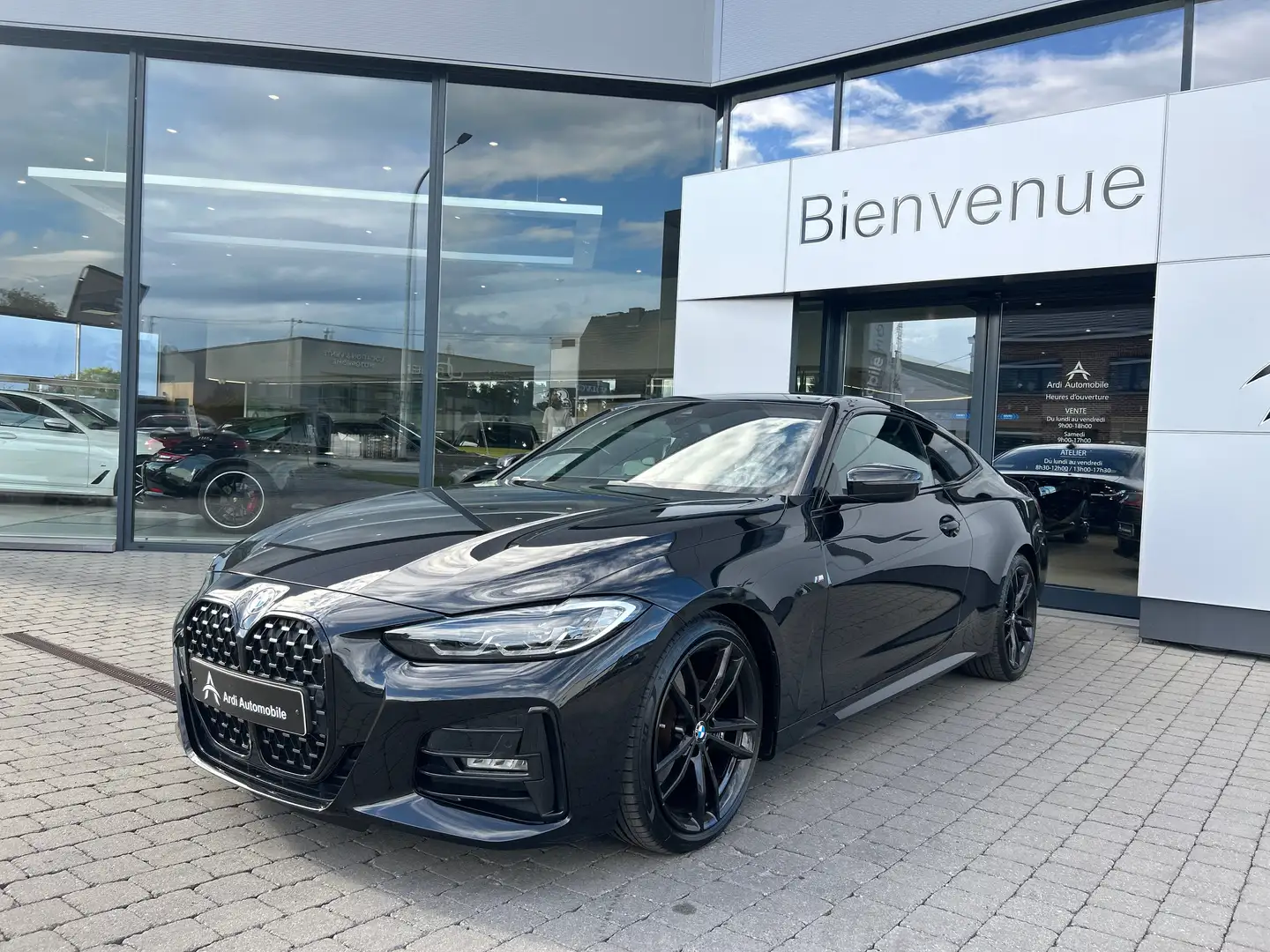 BMW 420 Coupé dA *GARANTIE*1ER PROP*PACK M*CARPLAY*LED* Noir - 1