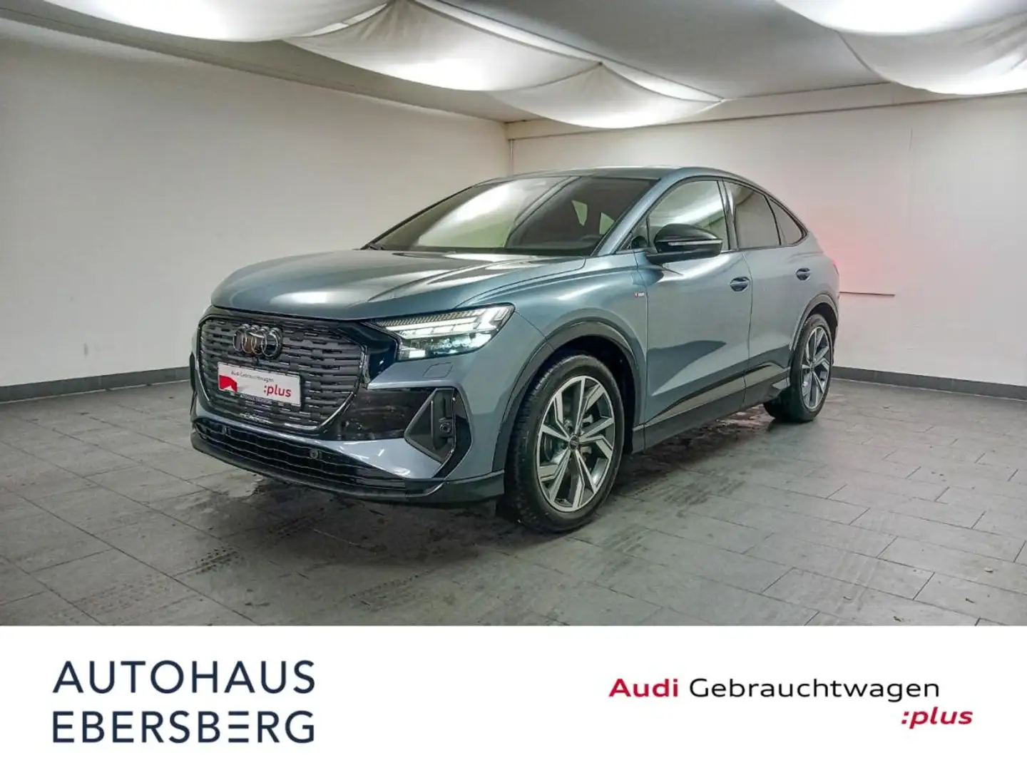 Audi Q4 e-tron Sportback 45 qu 5JGar S line Assist+ A Blau - 1