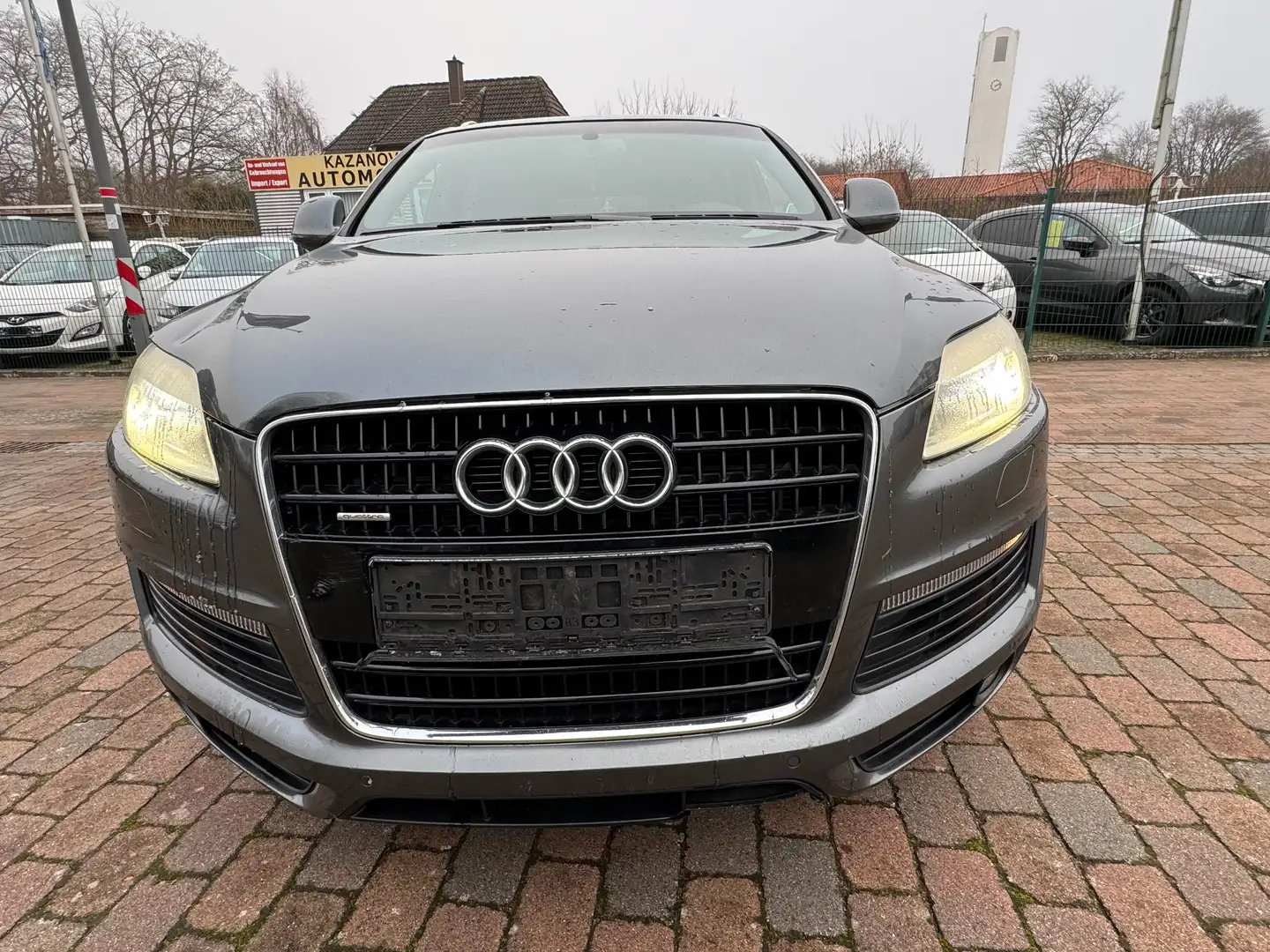 Audi Q7 3.0 TDI quattro Sline-NAV-Leder-AHK-Panorama Grau - 2
