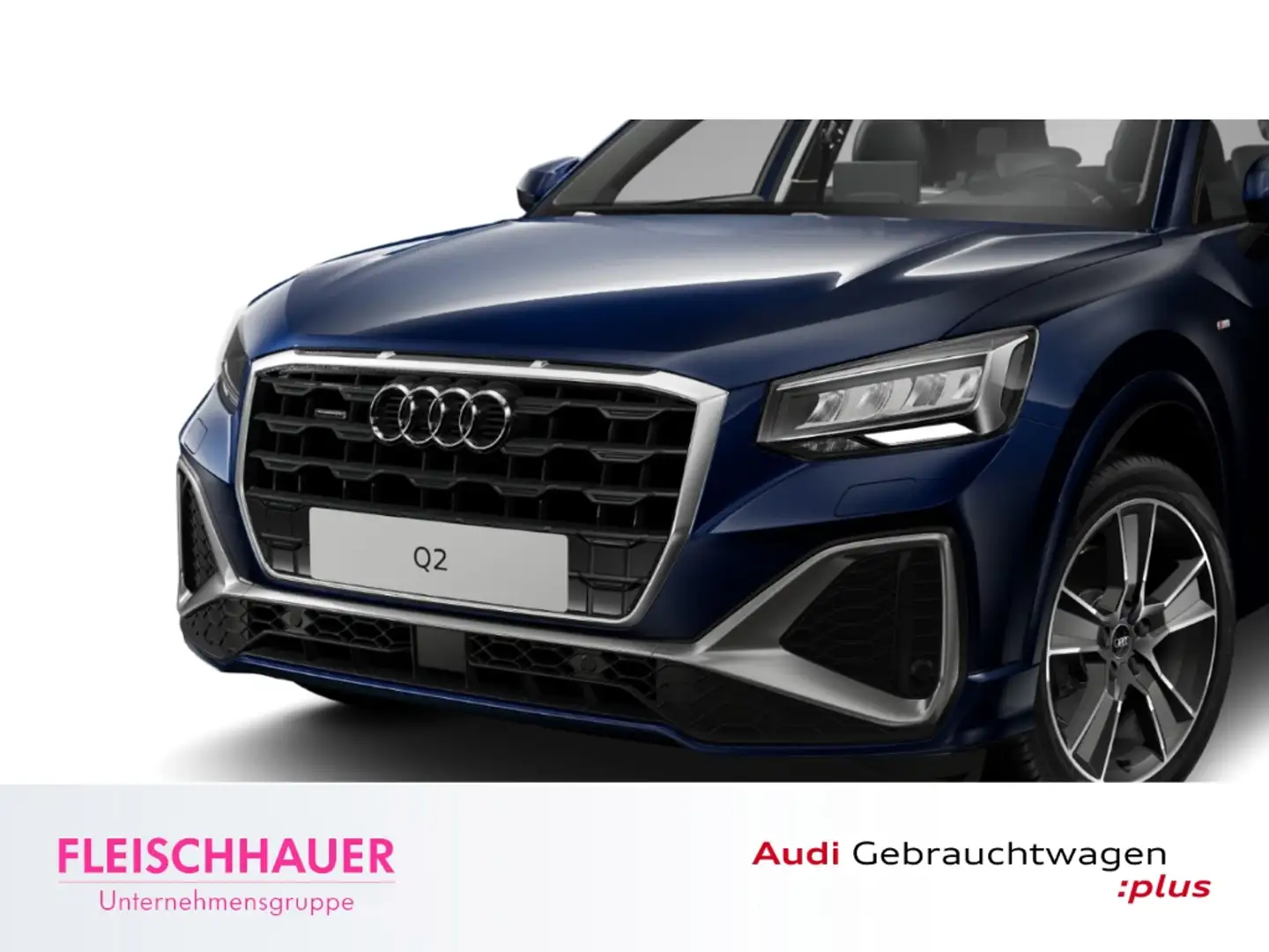 Audi Q2 40 TFSI quattro S line 2.0 Pano+App+LED+VC+Sonos+P Blau - 2