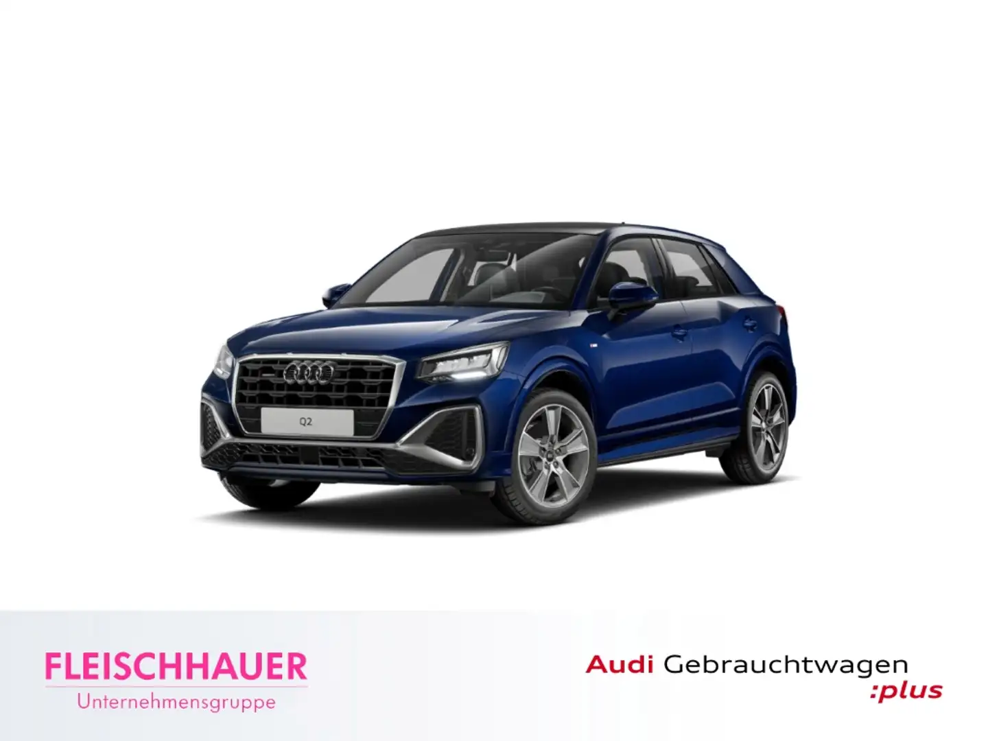 Audi Q2 40 TFSI quattro S line 2.0 Pano+App+LED+VC+Sonos+P Blau - 1