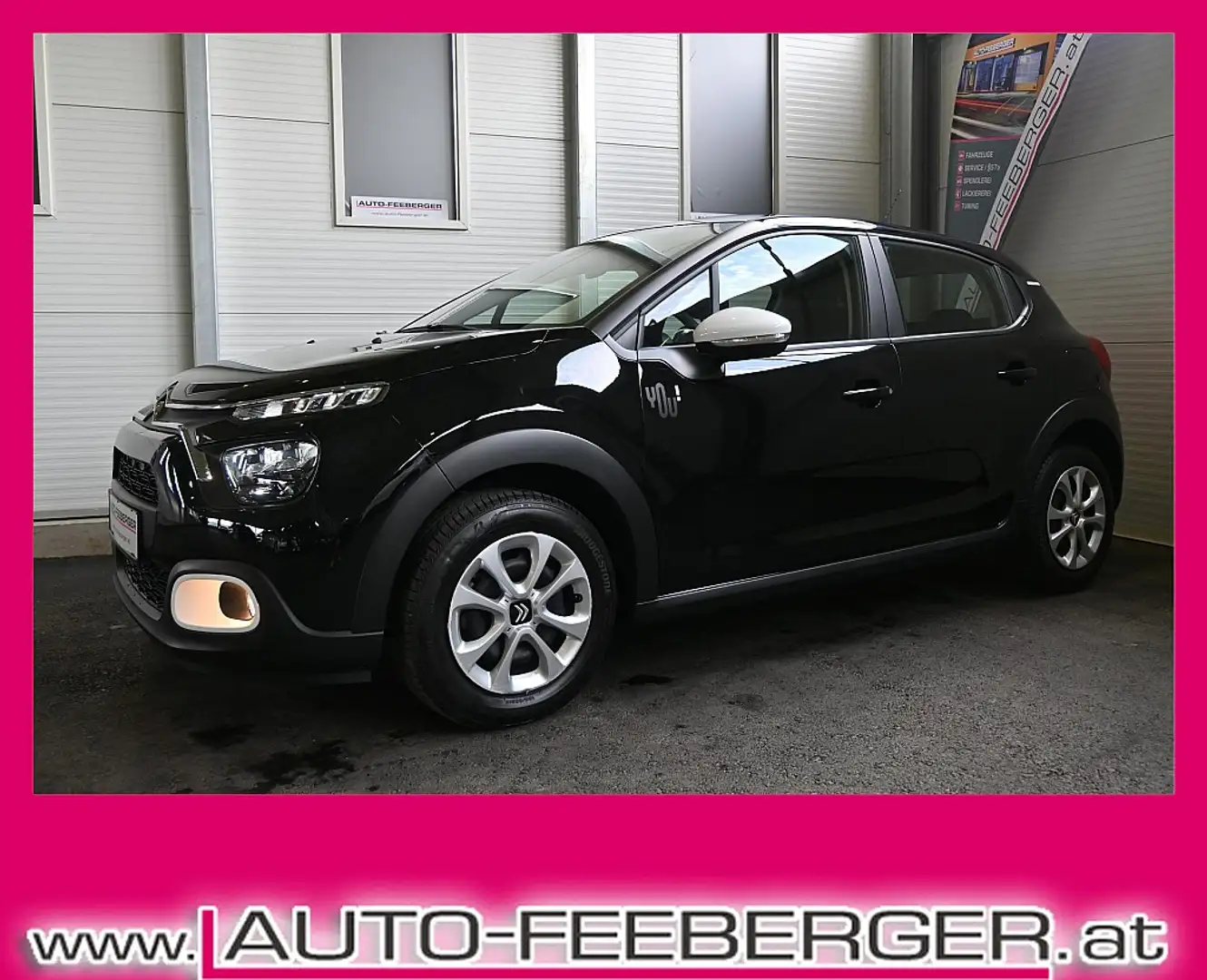 Citroen C3 PureTech 83 S&S 5-Gang-Manuell Feel,LED Scheinw... Schwarz - 1