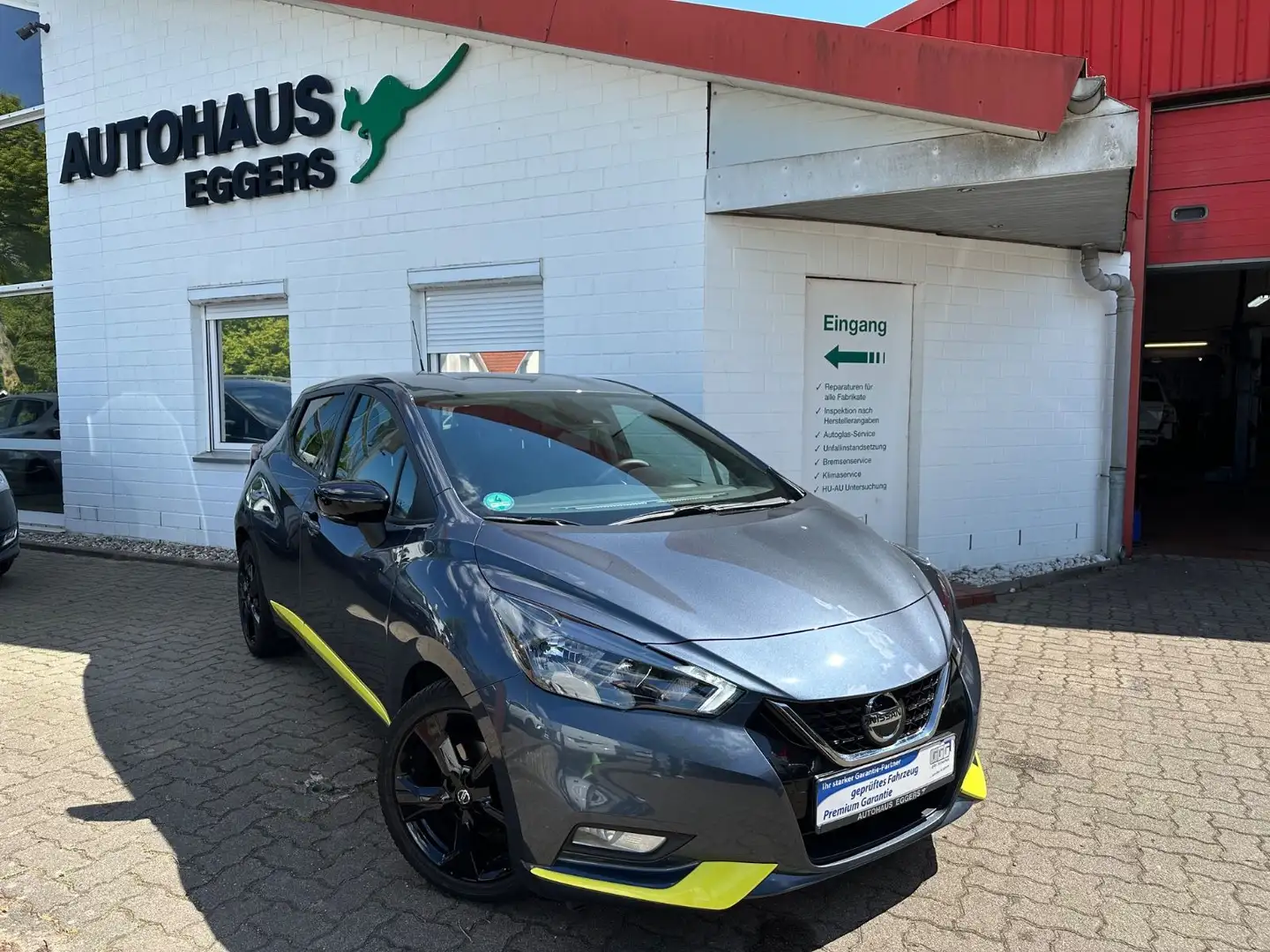 Nissan Micra Kiiro/AUT/SHZ/TEMP/GJR/LMF/APPLE CP Сірий - 1