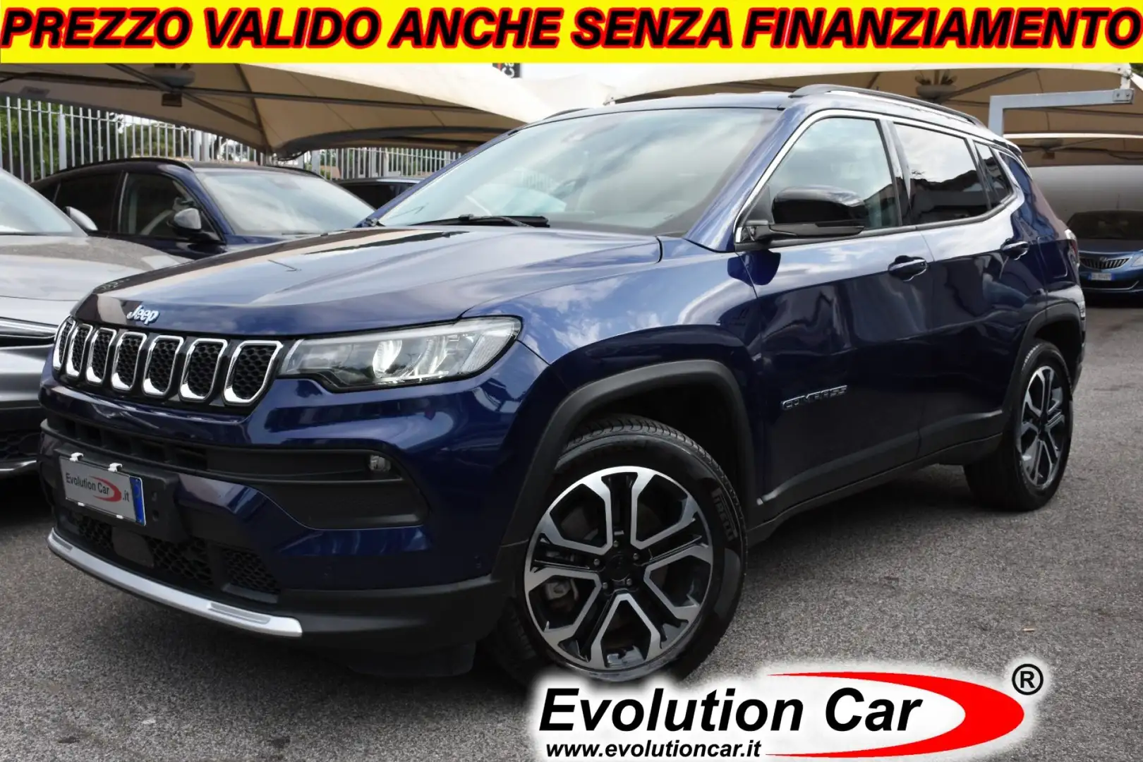 Jeep Compass 1.3 T4 190CV PHEV AT6 4xe Limited Blu/Azzurro - 1