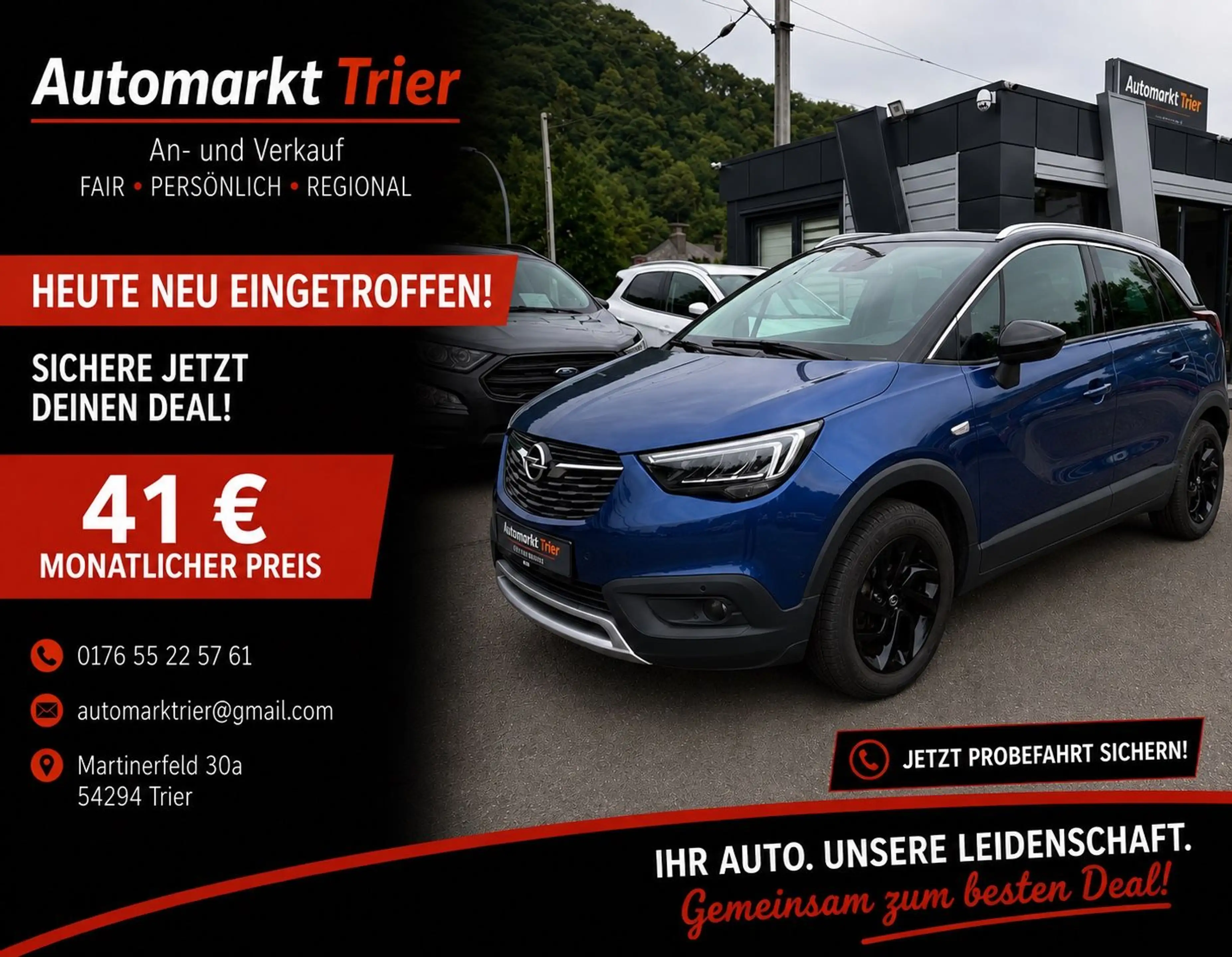 Opel Crossland X ! Kamera! TÜV NEU! 2-Z-Klima!