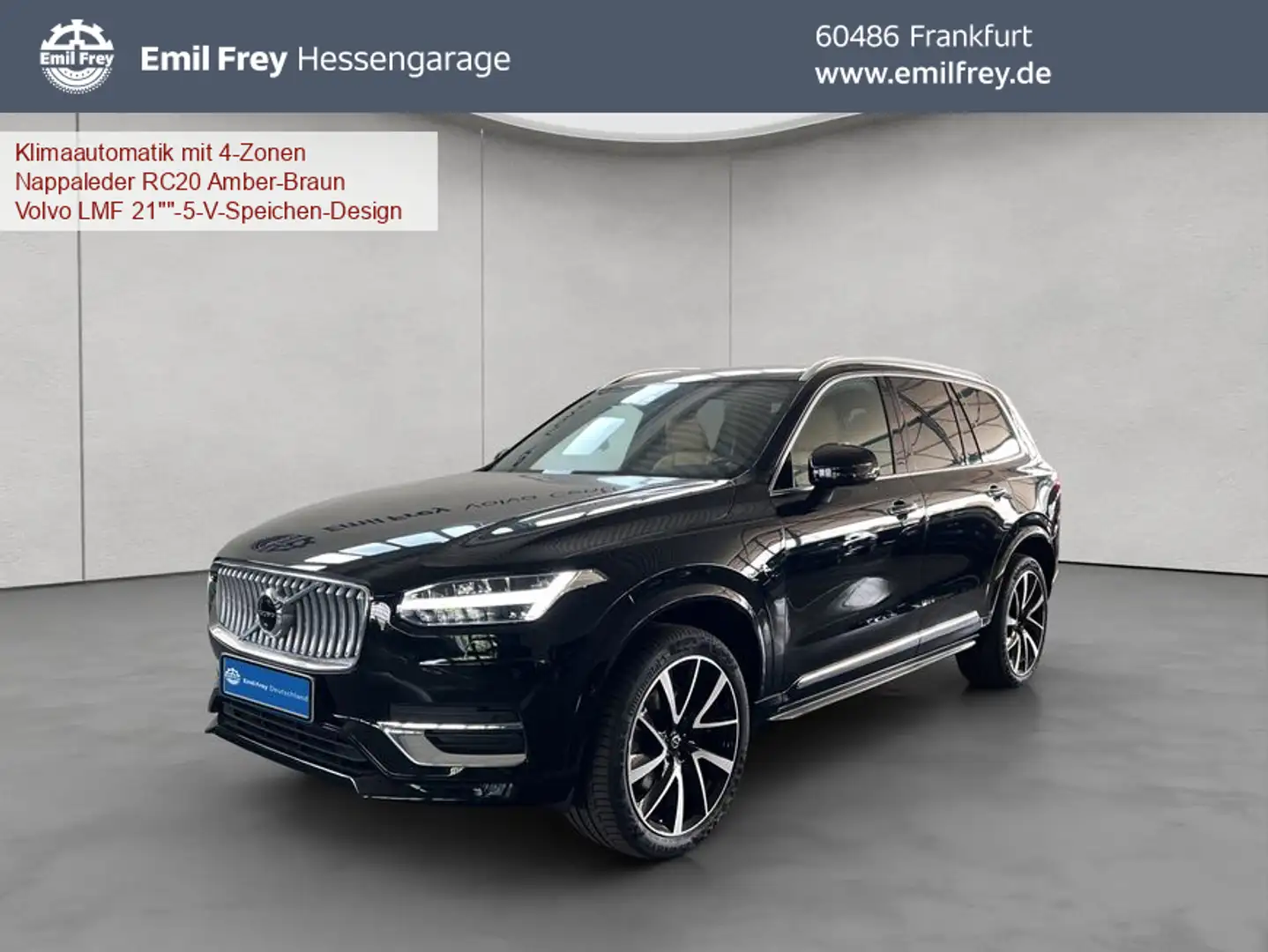 Volvo XC90 XC90 B5 AWD 7S Inscription Glasd Massagesitze RC20 Nero - 1