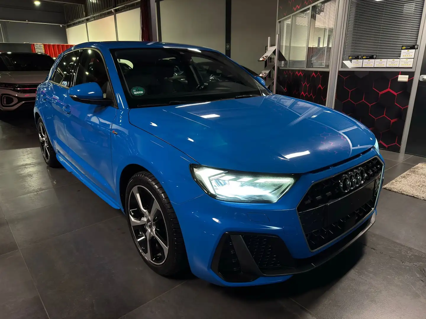 Audi A1 Sportback 30 TFSI S-Line *FULL LED*UFFICIALE AUDI* Bleu - 2