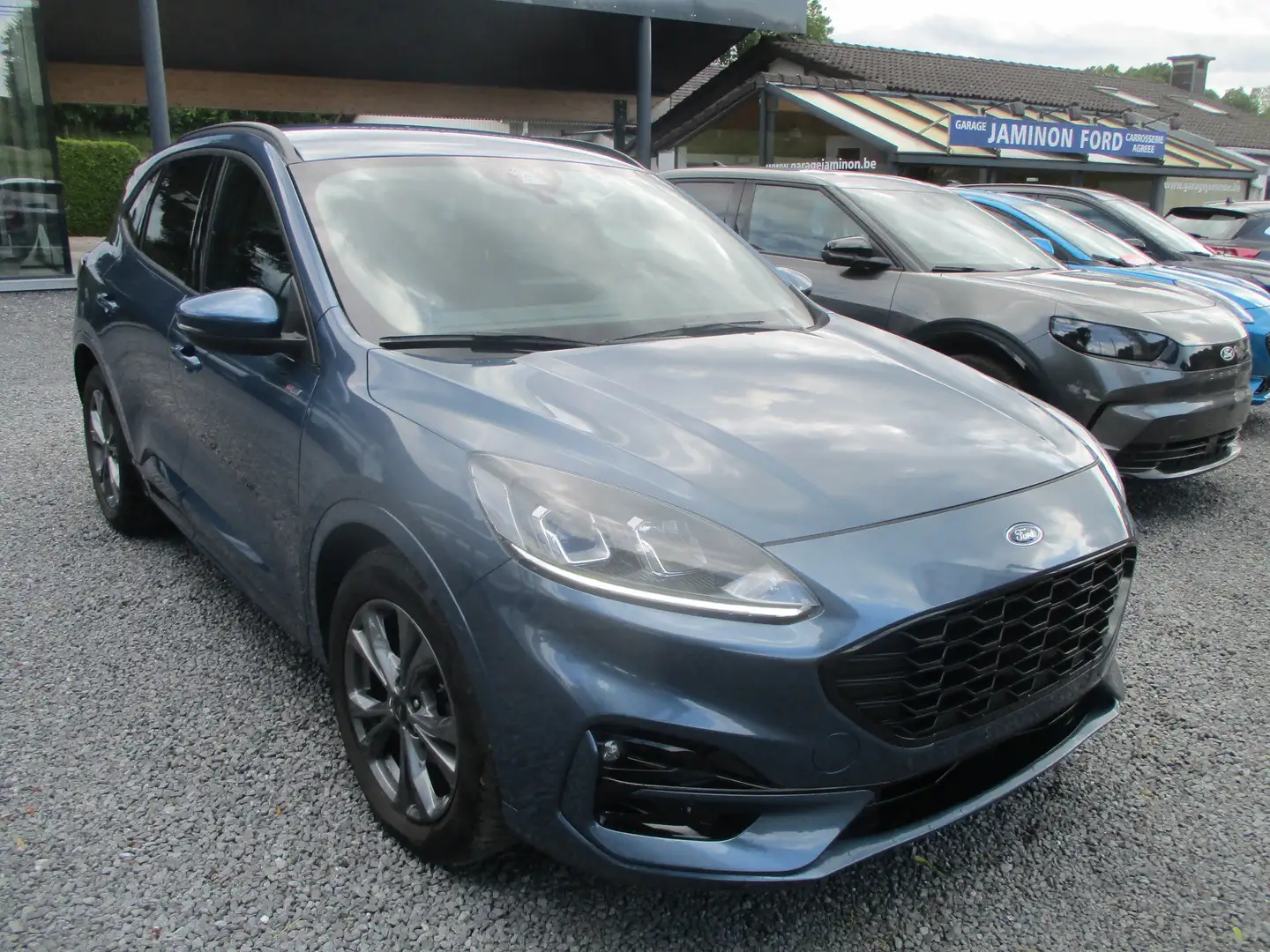 Ford Kuga 2.0 TDCi  AWD ST-Line X  27000 km caméra Blauw - 2