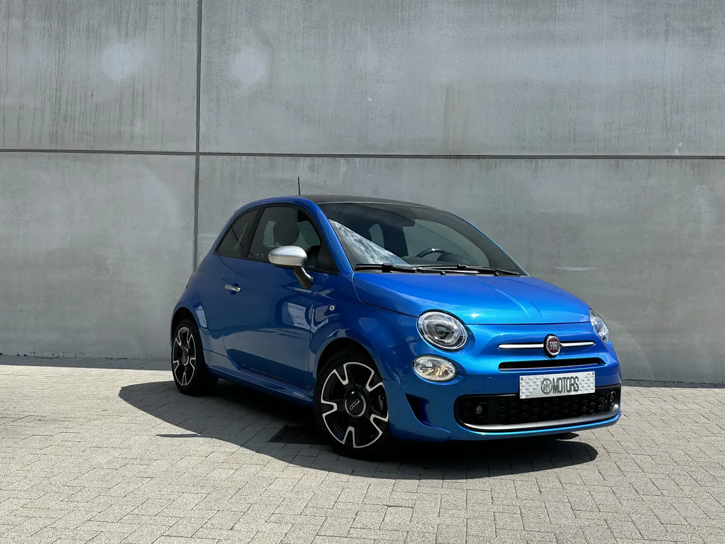Fiat 500 1.0i MHEV SPORT*Rockstar*Uconnect*CruiseControl* Blauw - 1