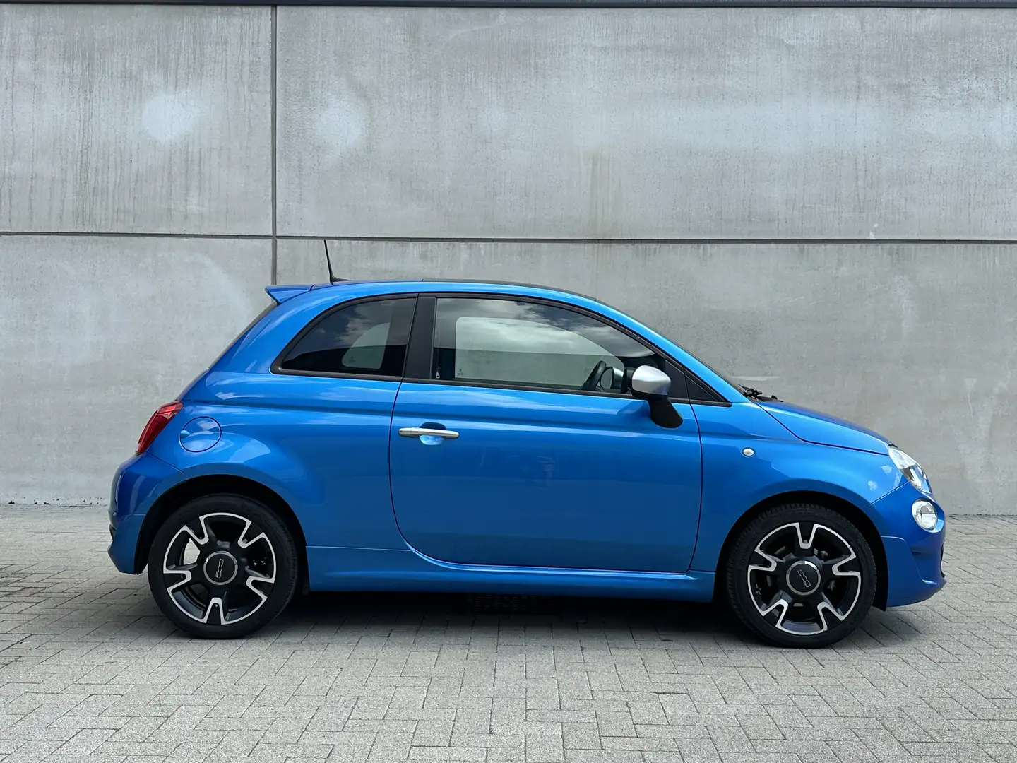 Fiat 500 1.0i MHEV SPORT*Rockstar*Uconnect*CruiseControl* Blauw - 2