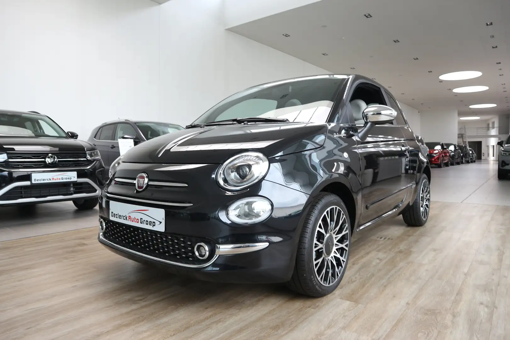 Fiat 500 GLAZEN PANODAK*DOLCE VITA*NIEUW*TOPAUTO !!! Noir - 2