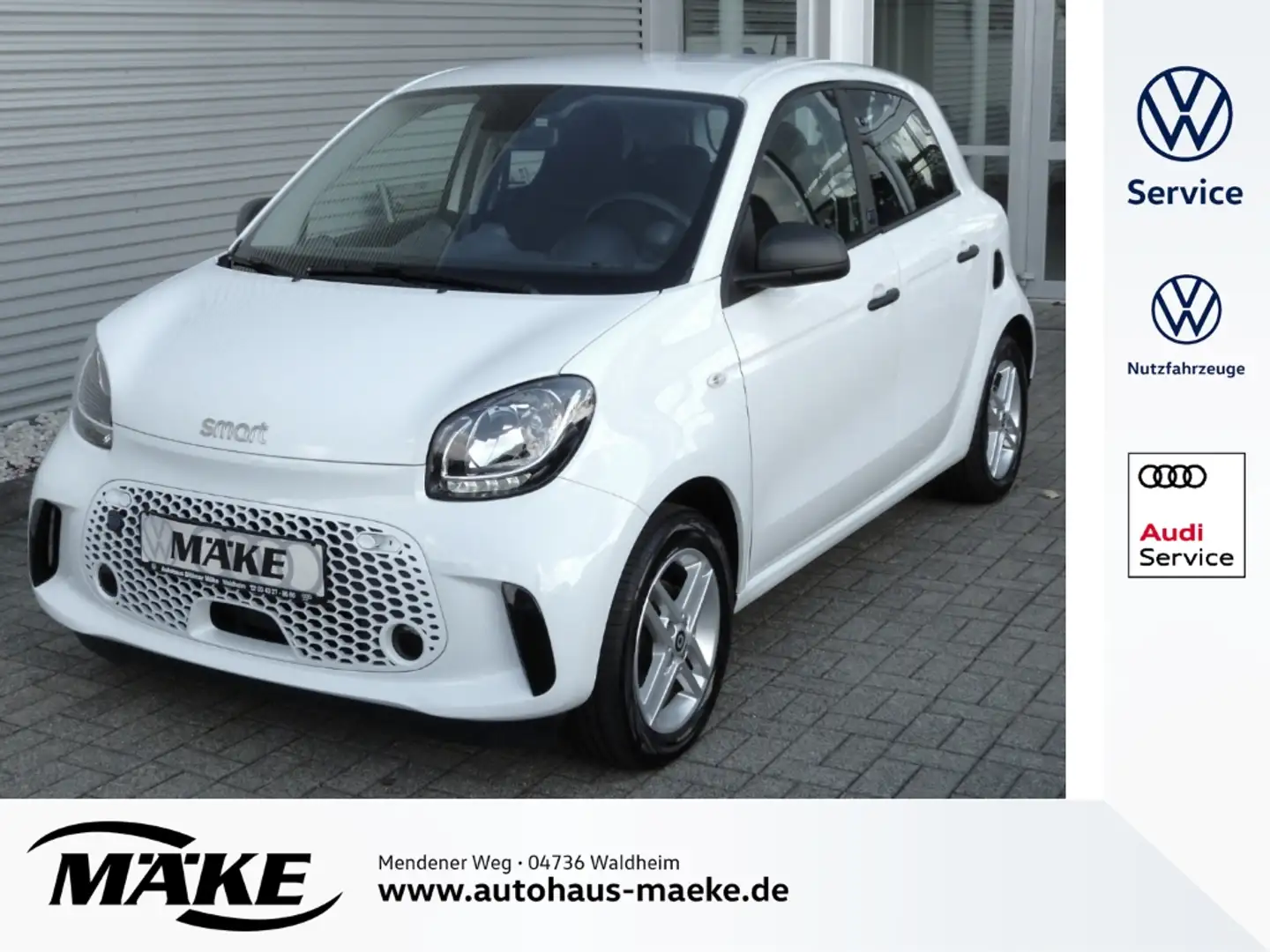 smart forFour electric, Schnellladevorichtung, SHZ, DAB, Weiß - 1
