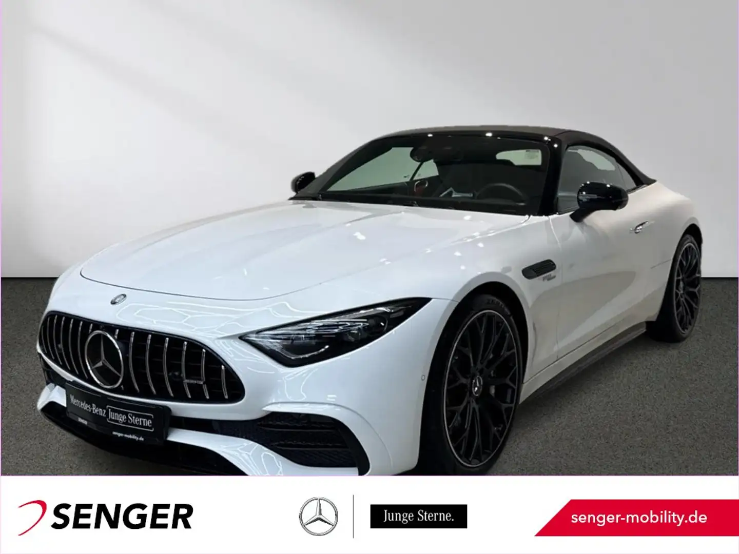 Mercedes-Benz SL 43 AMG Distronic HeadUp Burmester 360°-Kamera Blanc - 1