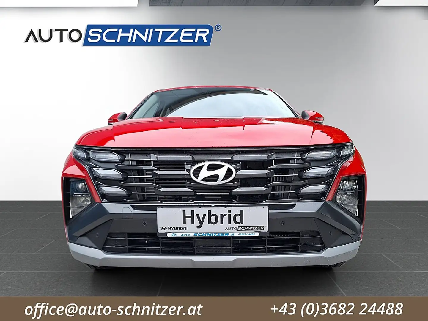 Hyundai TUCSON Tucson 1,6 T-GDI HEV 2WD Smart Line Aut. P3 Rouge - 2