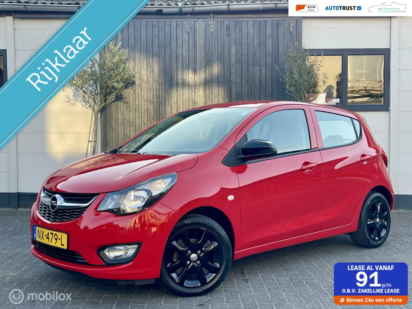 Opel Karl 1.0 Edition|RIJKLAAR|PDC|USB|AC|CRUISE|BTW|GARANTY Rood - 1