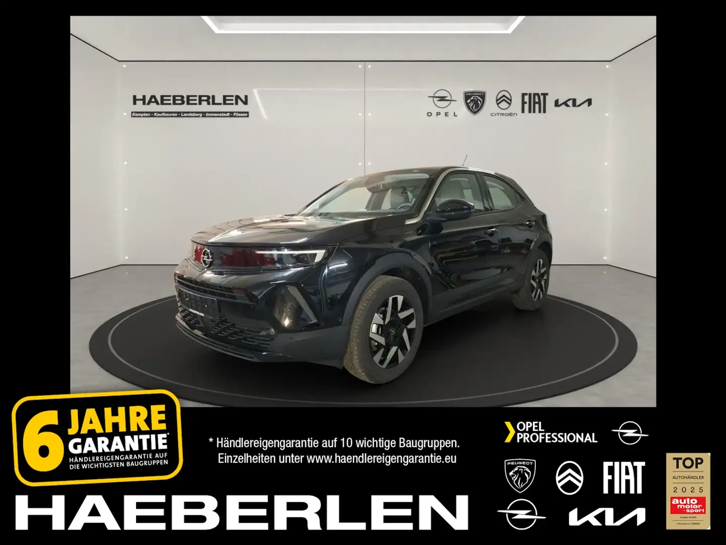 Opel Mokka 1.2 Elegance PDC*SHZ+LHZ*LED*DAB*Multimedi Schwarz - 1