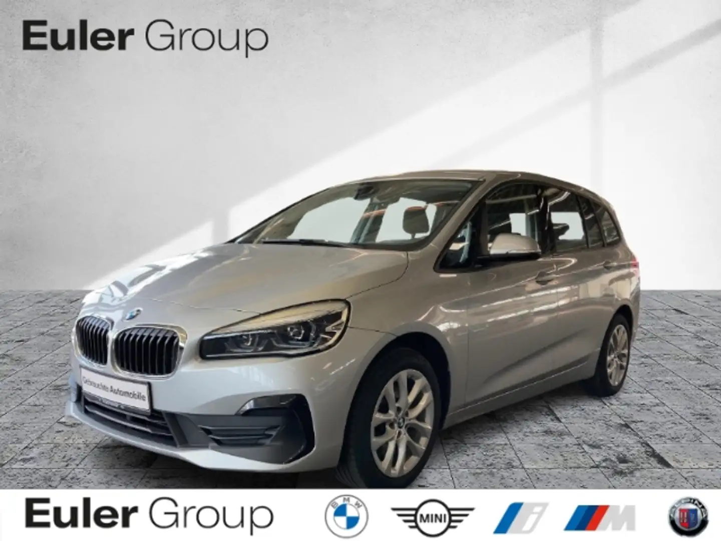 BMW 218 Gran Tourer d HUD AHK-abnehmbar Navi LED Mehrzonen Silber - 1