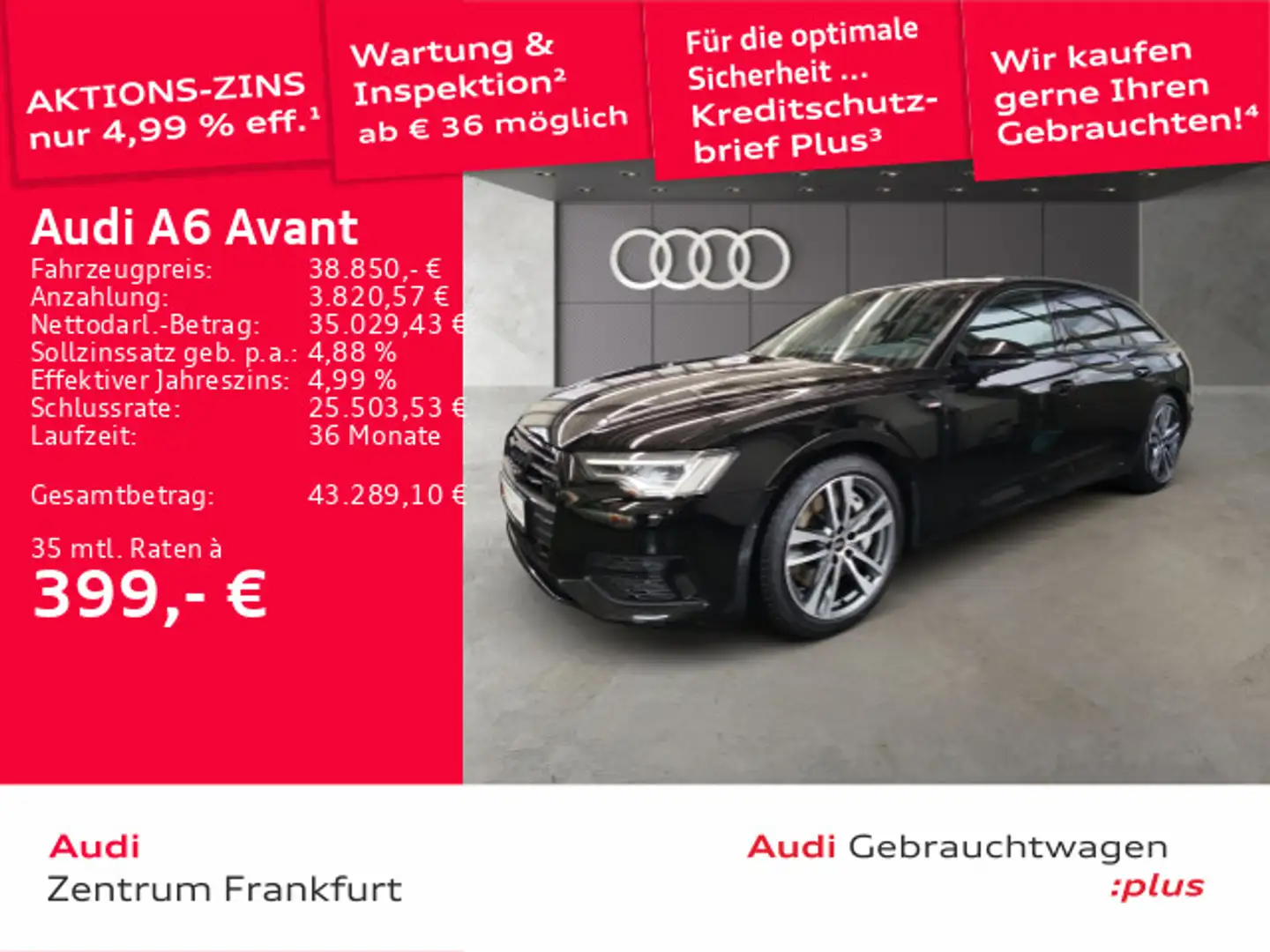 Audi A6 50 TFSI e quattro S tronic S line Matri Schwarz - 1