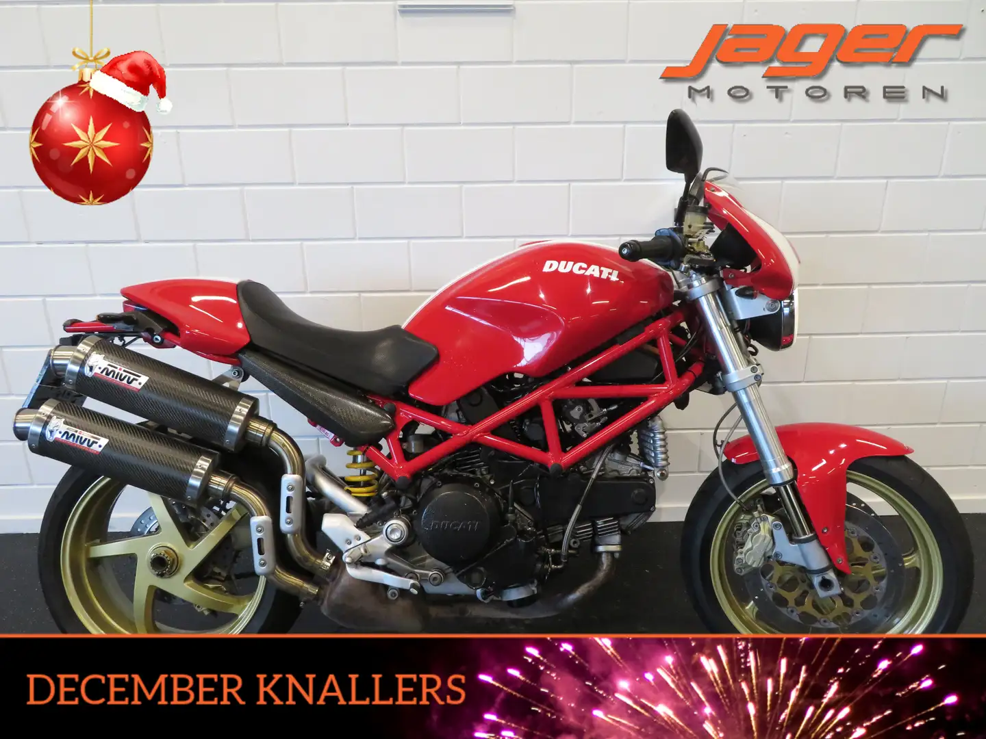 Ducati Monster S2R HISTORIE MIVV TOPPER!! Roşu - 1