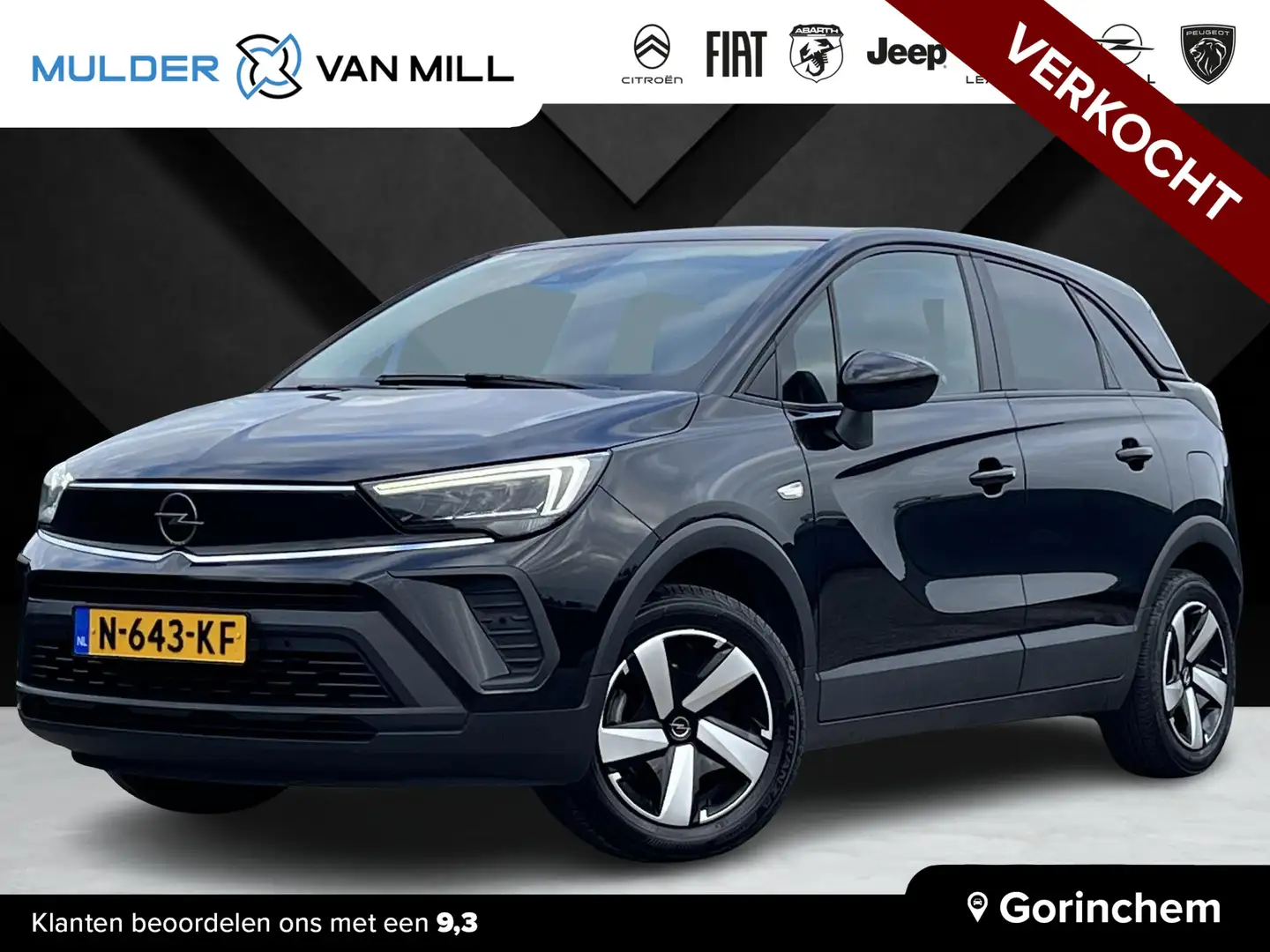 Opel Crossland Edition+ 1.2 Turbo 110pk | TREKHAAK | NAVI PRO | N Zwart - 1