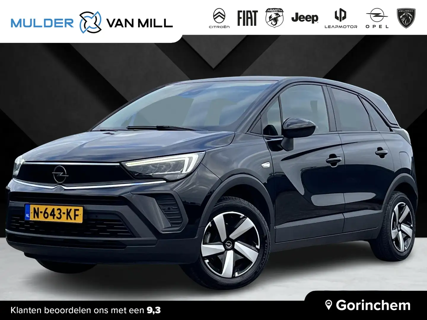Opel Crossland Edition+ 1.2 Turbo 110pk | TREKHAAK | NAVI PRO | N Zwart - 1