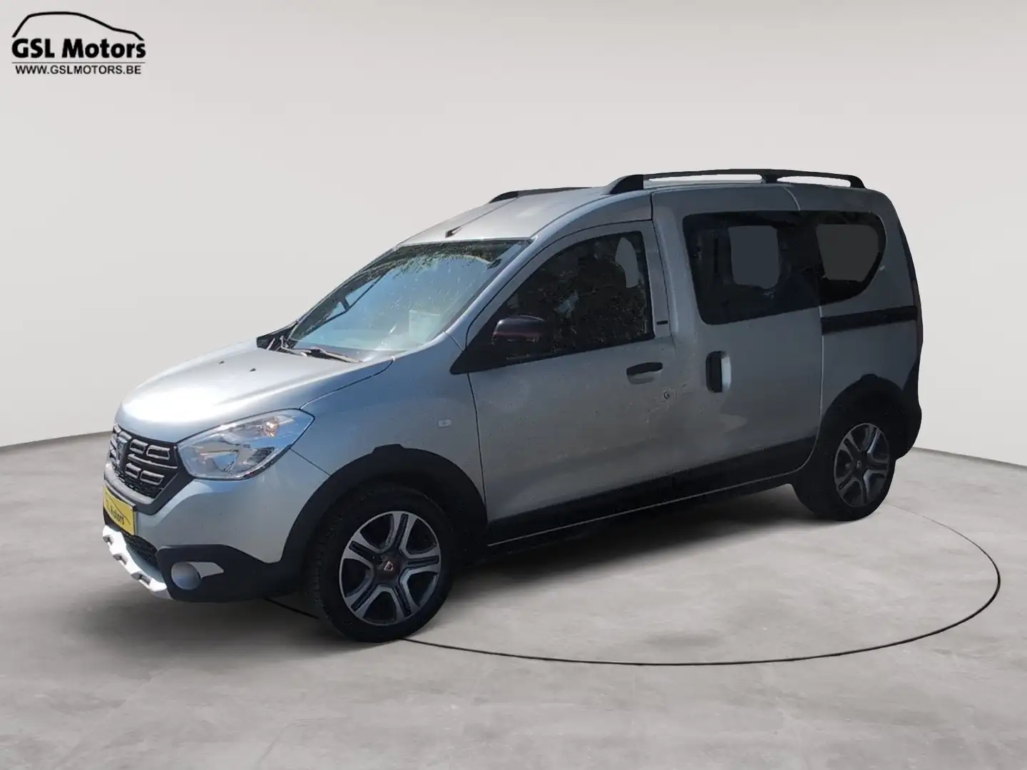 Dacia Dokker 1.5dCi 95cv Gris alu 05/19 Airco GPS Bluetooth USB Silber - 1