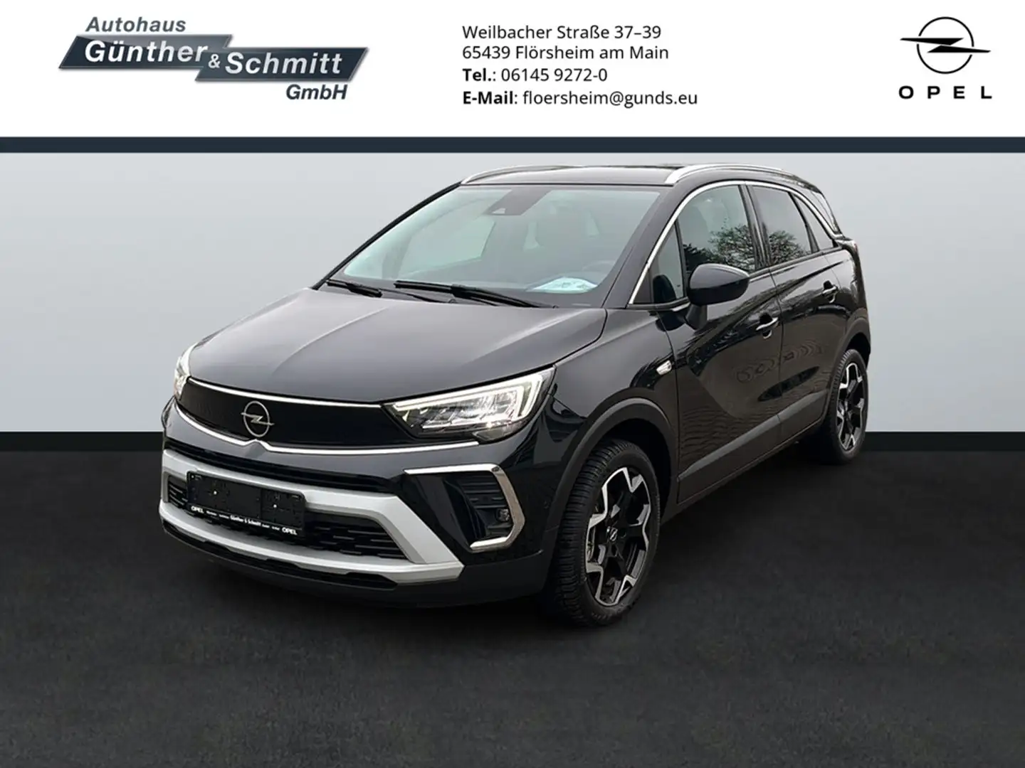 Opel Crossland 1.2 Elegance PDC NAVI HUD Schwarz - 1