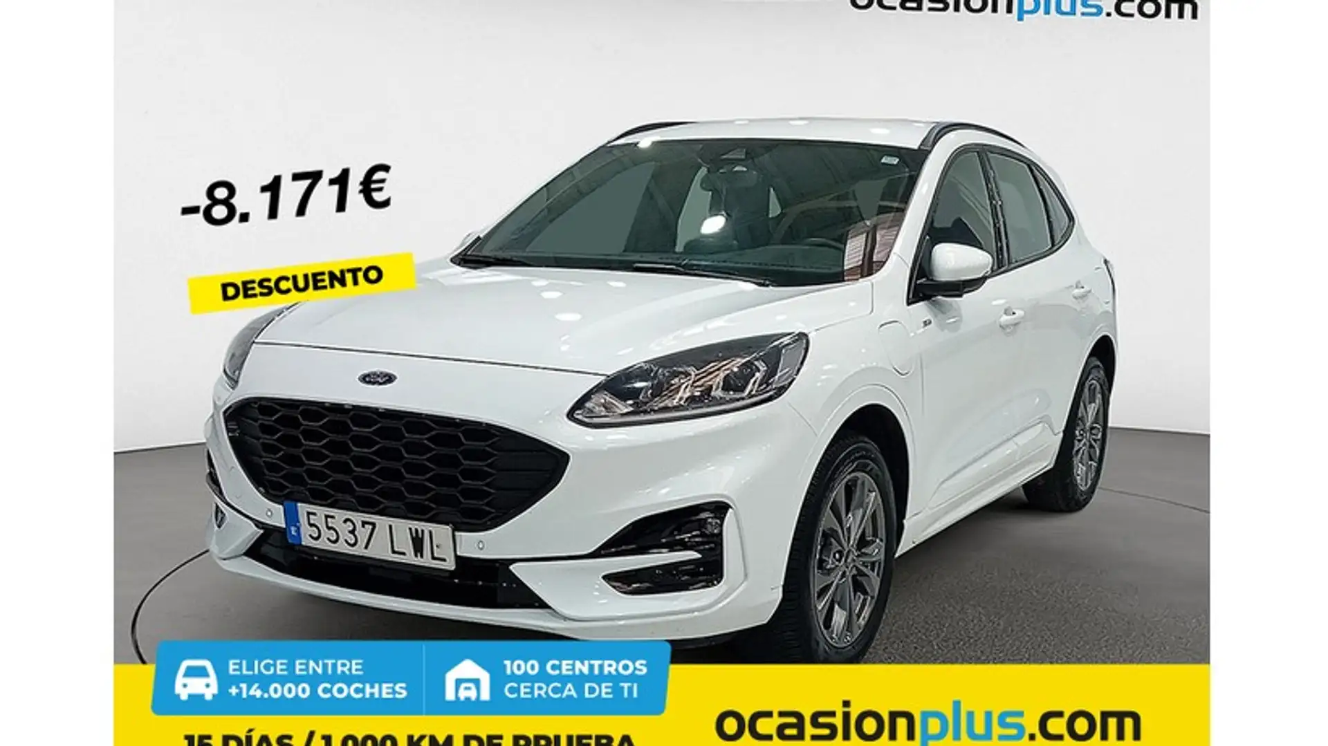 Ford Kuga 2.5 Duratec PHEV ST-Line 4x2 Blanc - 1