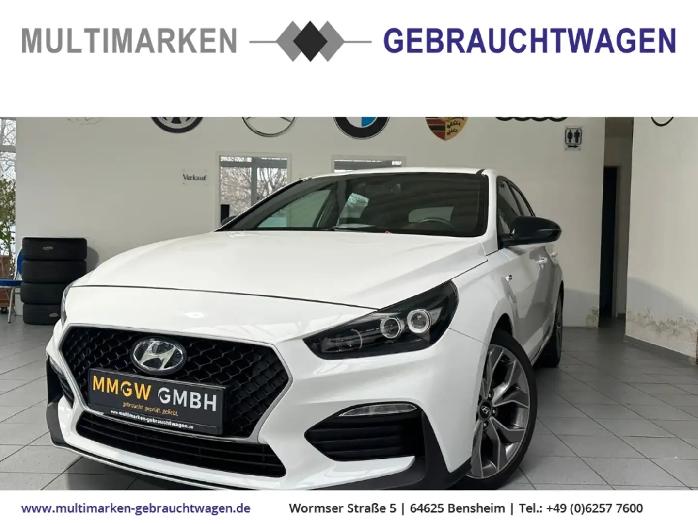Hyundai i30 N Line Sport/Navi/Digi.Cockpit/LED/CarPlay/Klimaau Weiß - 1