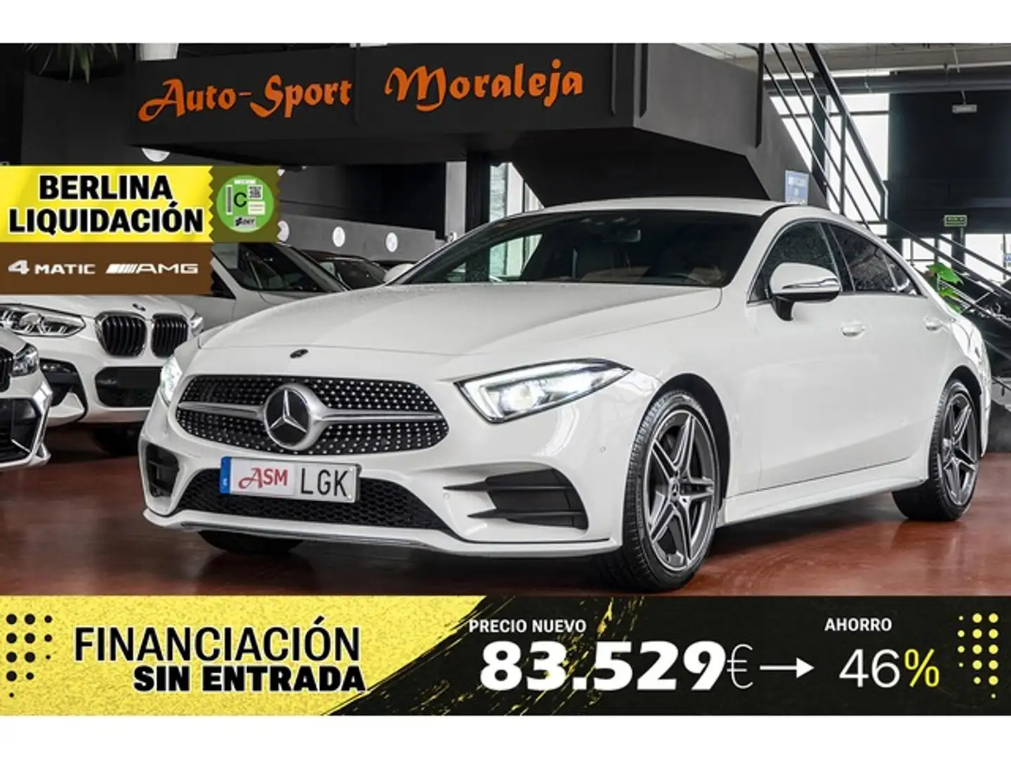 Mercedes-Benz CLS 350 350d 4Matic Aut. Blanc - 1
