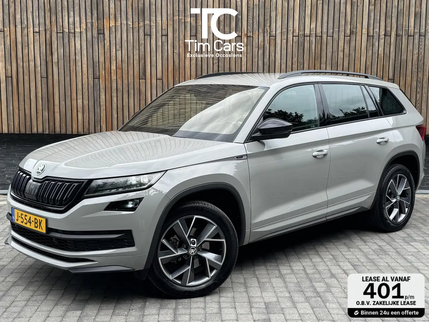 Skoda Kodiaq 1.5 TSI Sportline Automaat | Trekhaak uitklapbaar Gris - 1