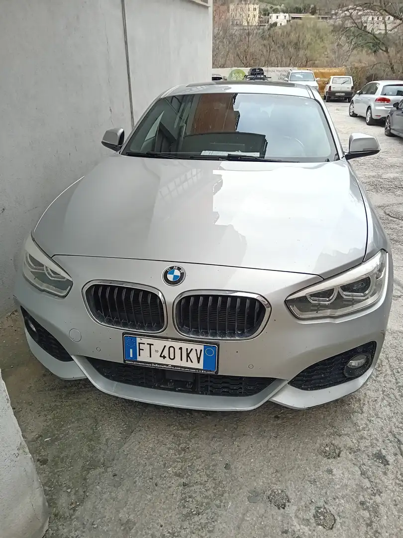 BMW 120 Serie 1 F/20-21 2015 120d 5p Msport auto Argento - 1