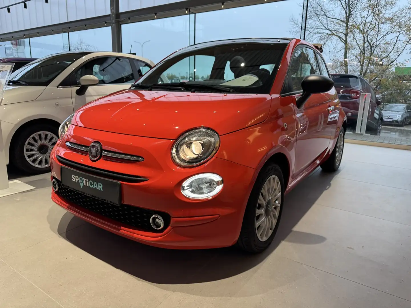 Fiat 500C 1.0 Hybride Naranja - 1