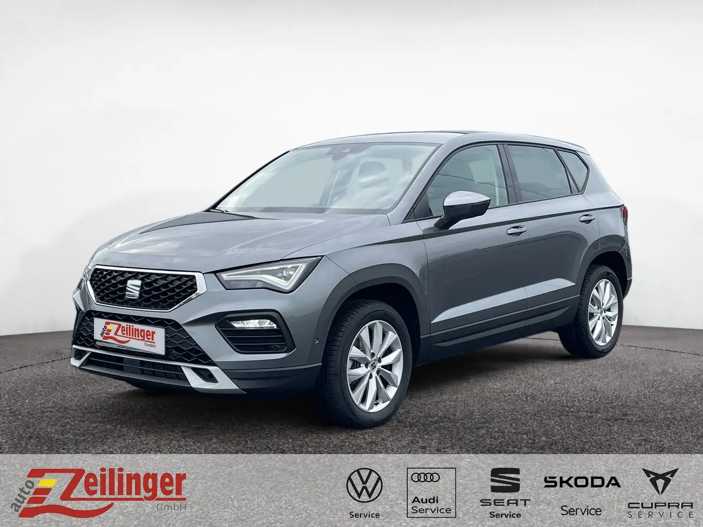 SEAT Ateca Style 2.0 TDI DSG|AHK|NAVI|KAMERA|ACC|FULL Сірий - 1