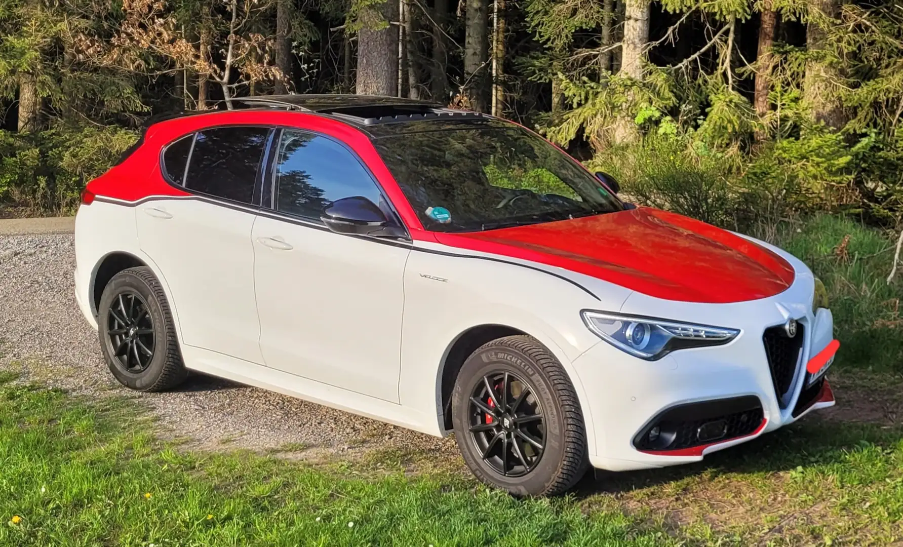 Alfa Romeo Stelvio Stelvio 2.2 Diesel 16V AT8 Q4 Veloce Weiß - 1