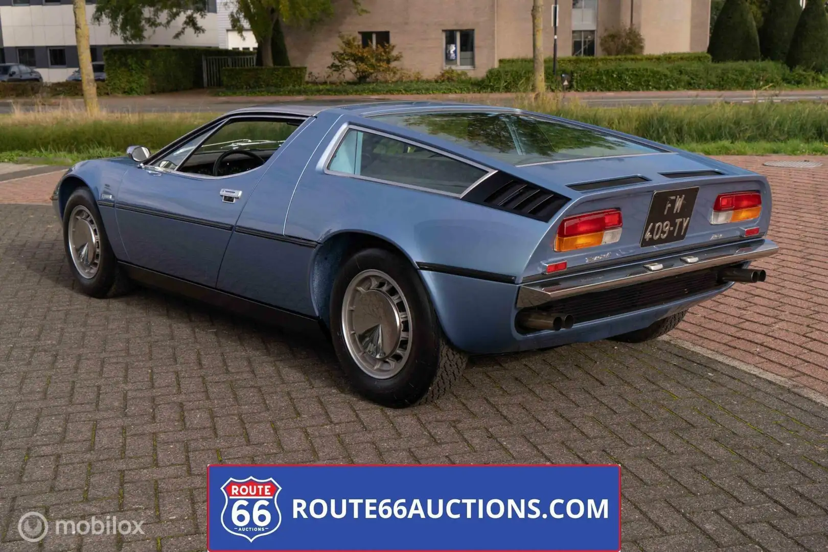 Maserati Bora Coupe | Route 66 Auctions Bleu - 2