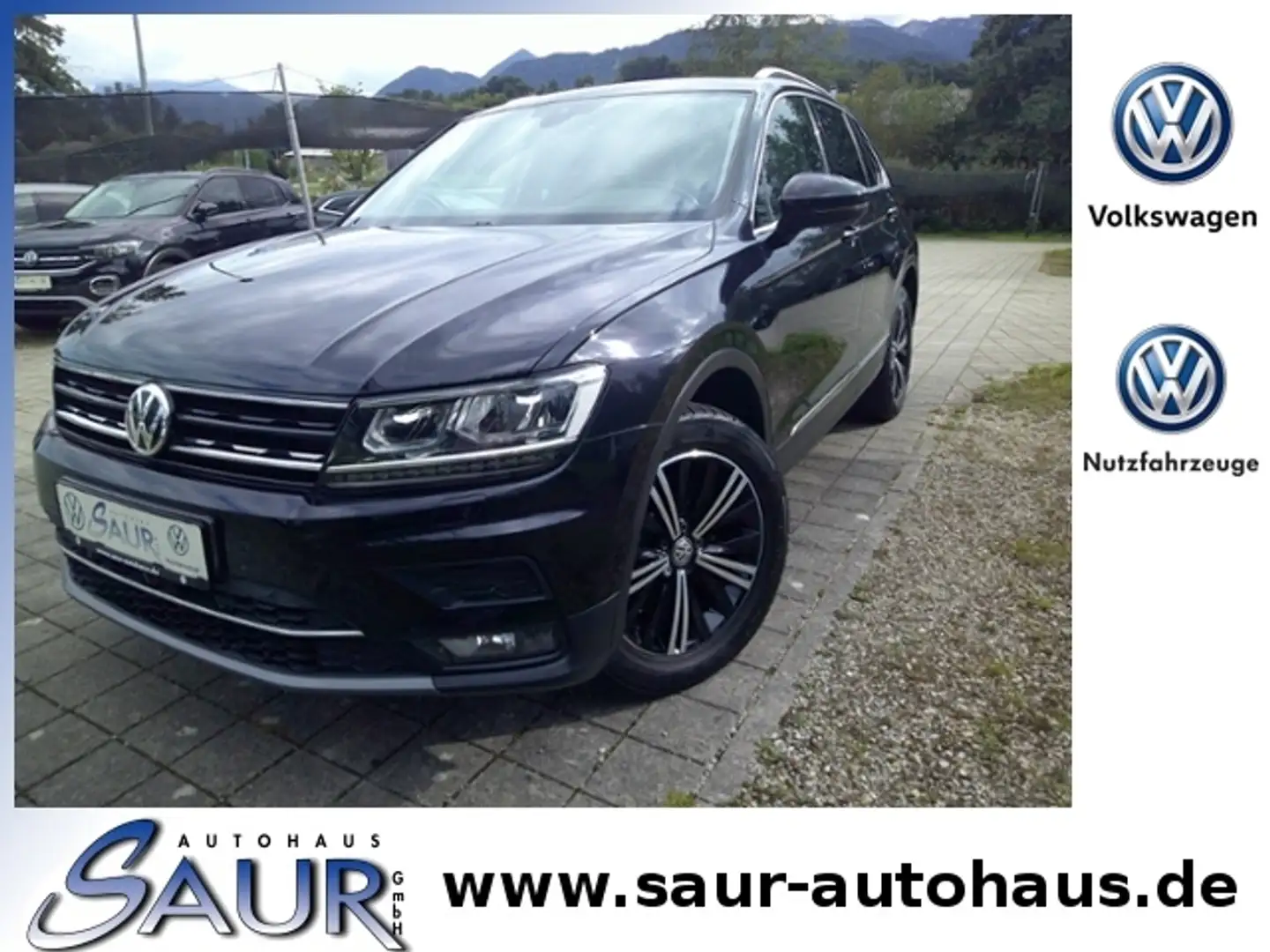Volkswagen Tiguan 2.0 TSI Highline 4Motion*Navi*ACC*R-Kamera*SHZ*Cl Schwarz - 1