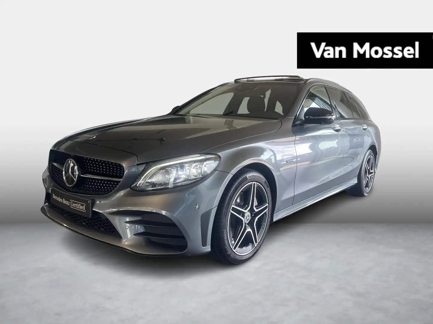 Mercedes-Benz C 300 Break C de AMG LINE - NIGHTPACK - PANO DAK - COMAN Срібний - 1