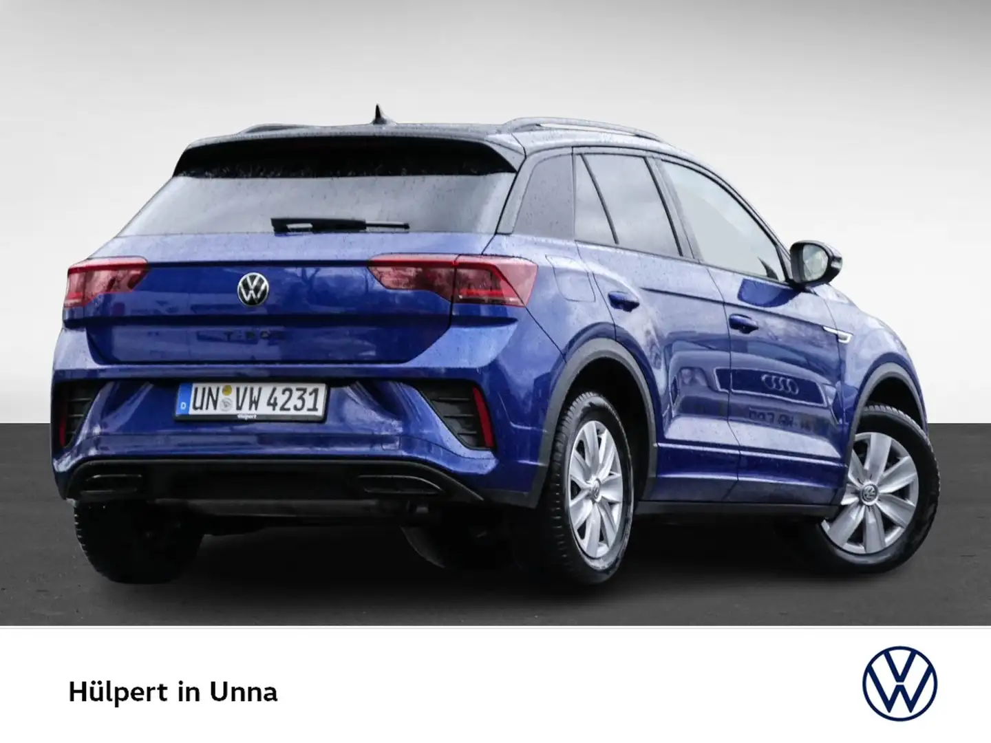 Volkswagen T-Roc 1.5 R-LINE DSG BLACKSTYLE eKLAPPE NAVI CAM Blau - 2