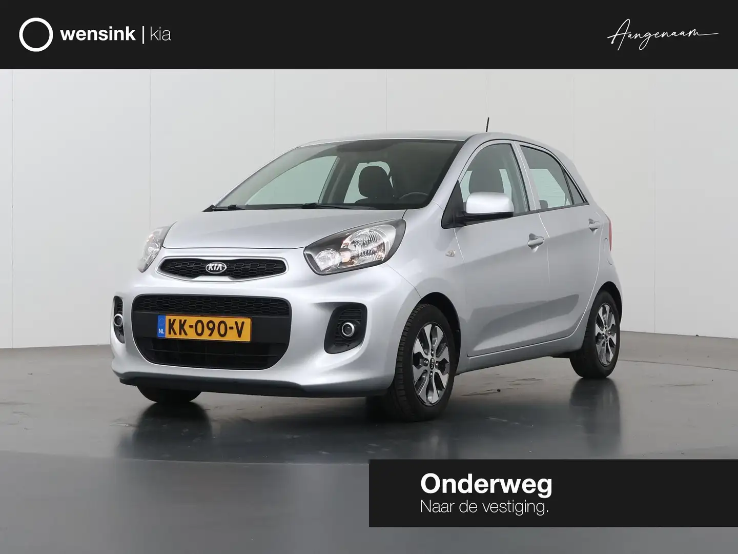 Kia Picanto 1.0 CVVT EconomyPlusLine | Navigatie | Parkeercame Gris - 1