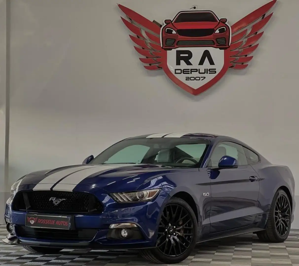 Ford Mustang 5.0 TI-VCT FASTBACK GT 1ER MAIN Blau - 2