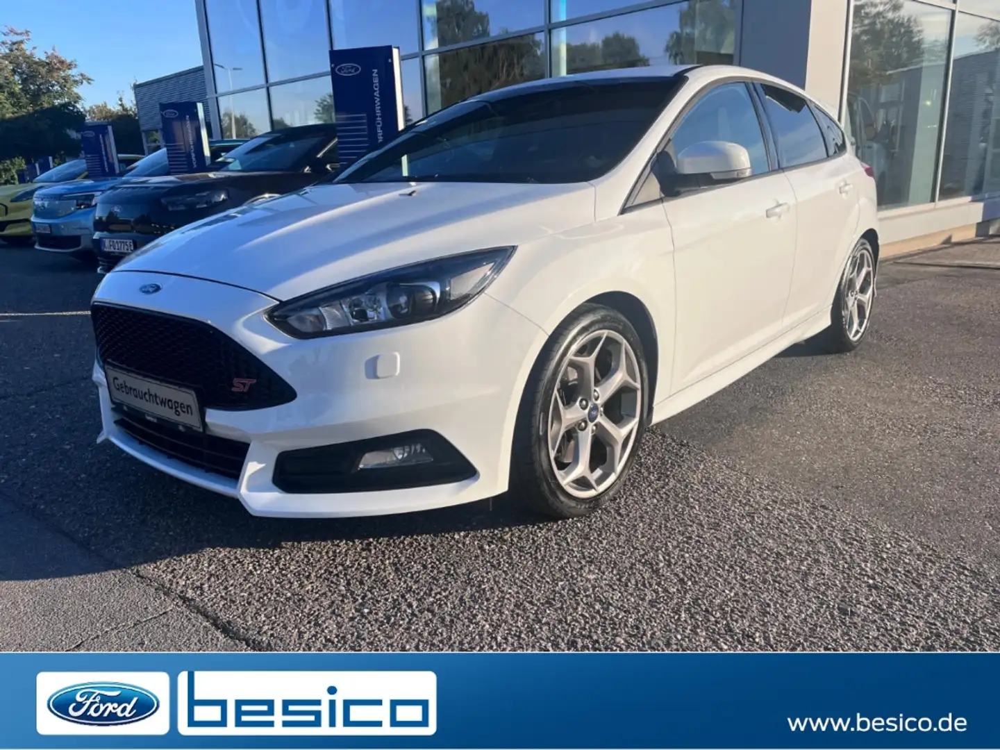 Ford Focus ST Leder-Exklusiv+Xenon+Recaro+PDC+BLIS+LMF Blanco - 1