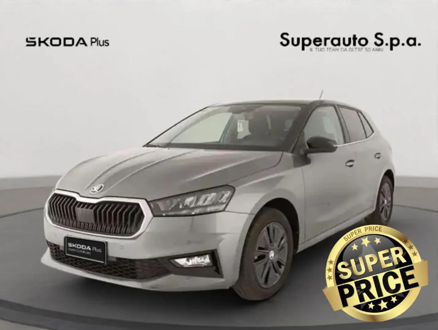 Skoda Fabia 1.0 TSI EVO 95 CV Style Grigio - 1